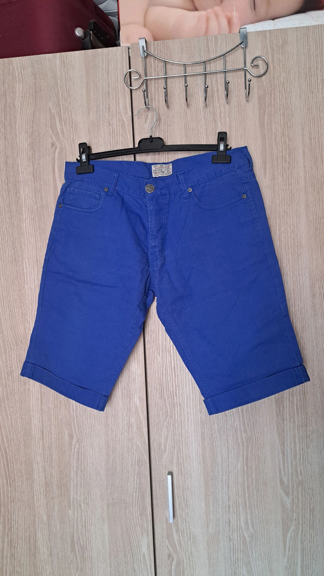 Bermudas vaqueras New Caro Jeans Azul Eléctrico-Talla 44 – photo 2